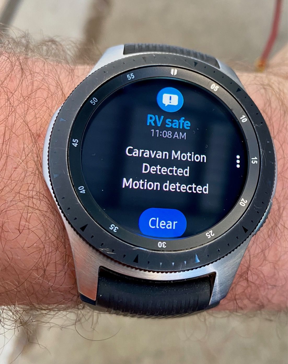 RV safe rvsecure You can also see notifications on your connected smart watch   